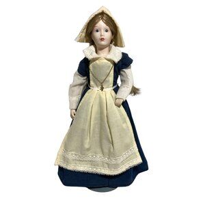 Deborah New York Franklin Heirloom Doll Little Maids 13 Colonies Porcelain 1984